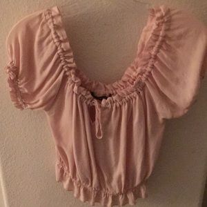 Brandy Melville Peasant Top